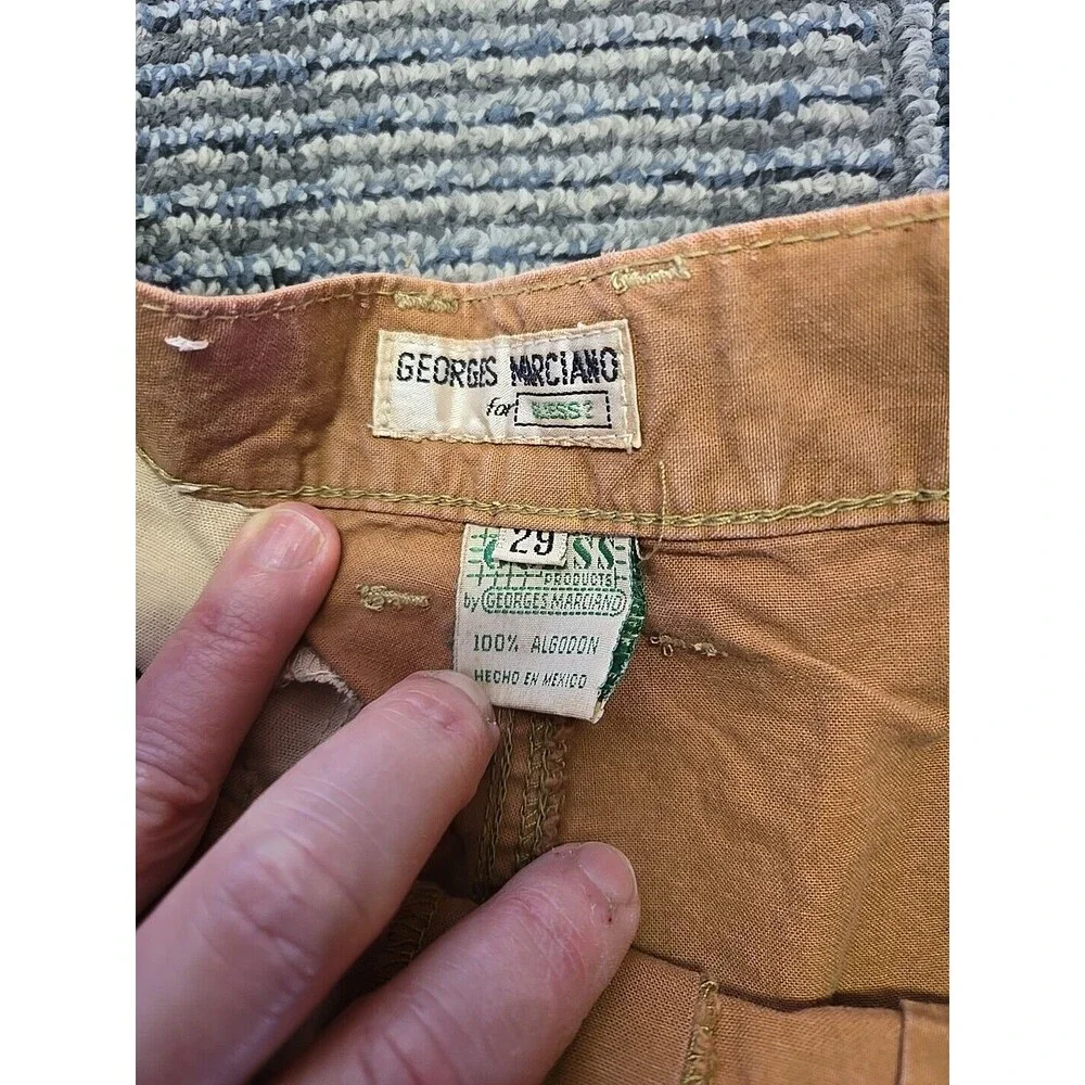 Mens Georges Marciano for Guess Preppy Pleated Shorts 29